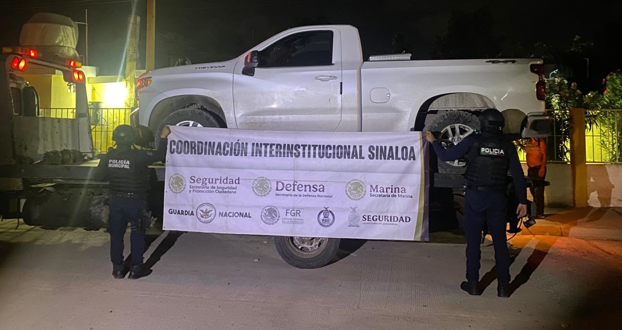 aseguramiento en distintos operativos en culiacan y navolato sin camioneta