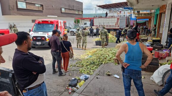 Se registra ataque a balazos en comercio de elotes del Mercado de Abastos de Culiacán, Sinaloa