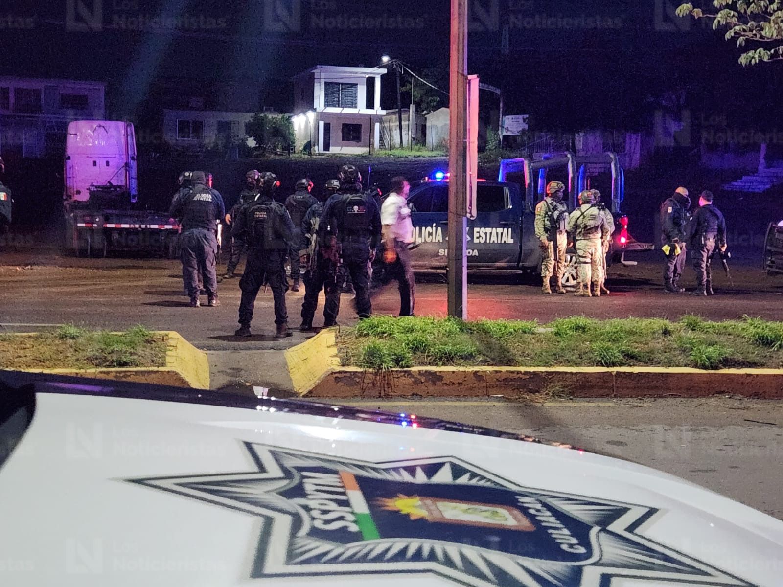 Ataque armado contra policías en Bacurimí, en Culiacán, Sin.