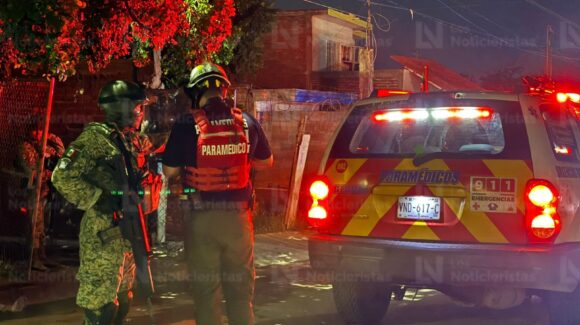 Ataque armado dentro de un domicilio deja un fallecido y un herido en la Felipe Ángeles de Culiacán