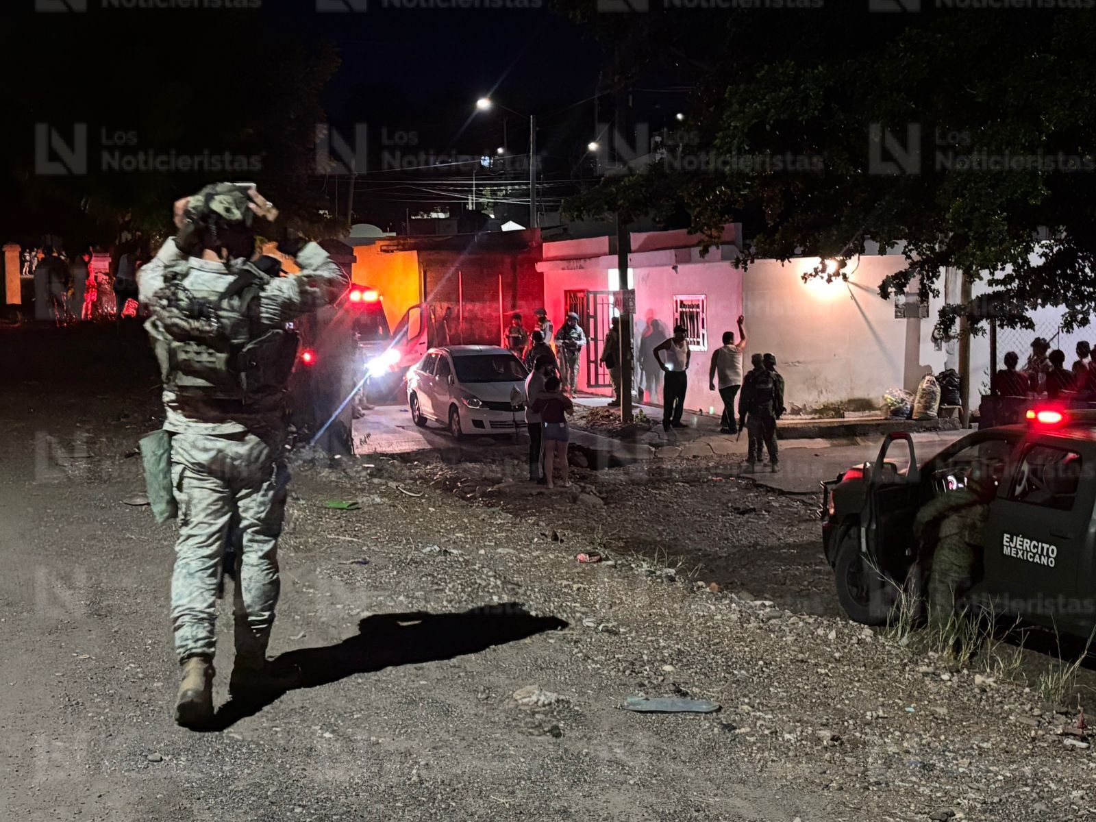 Ataque armado en vivienda de San Isidro, en Culiacán, Sin.