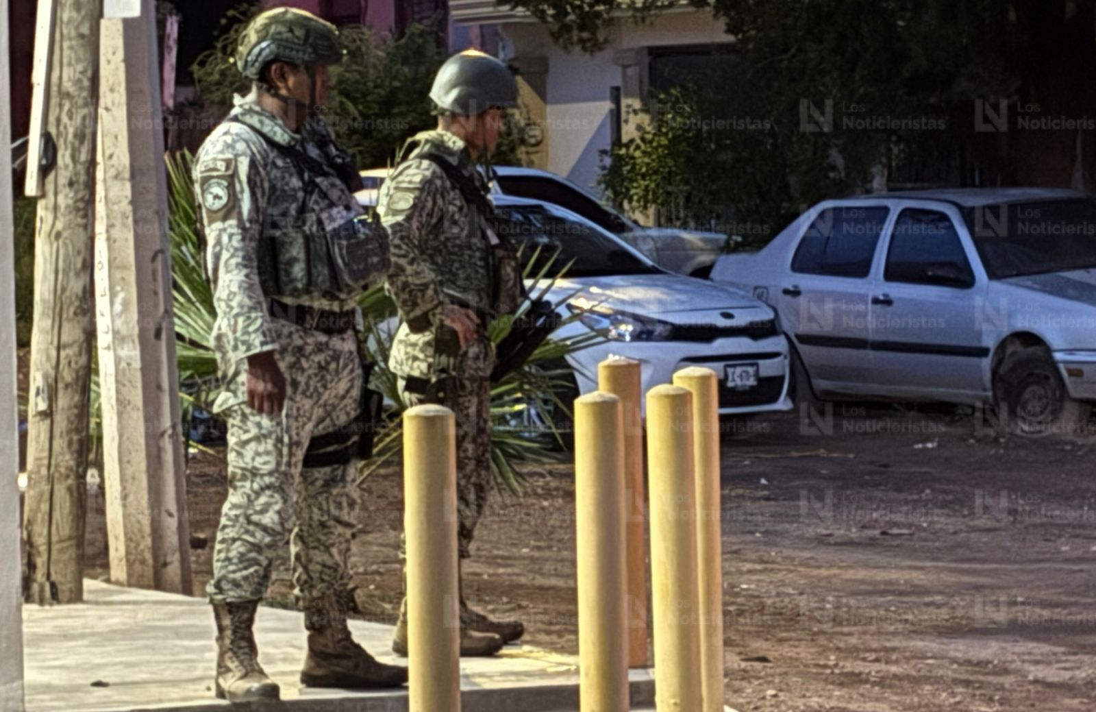 Militares en zona de ataque armado en la colonia Buenos Aires en Culiacán, Sinaloa