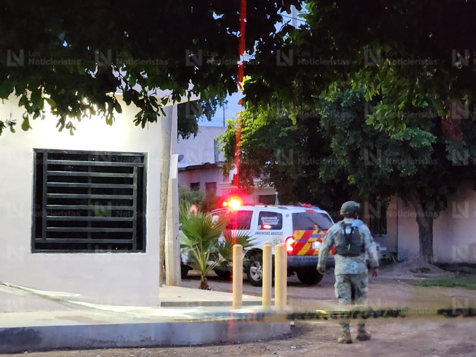 Militares en zona de ataque armado en la colonia Buenos Aires en Culiacán, Sinaloa