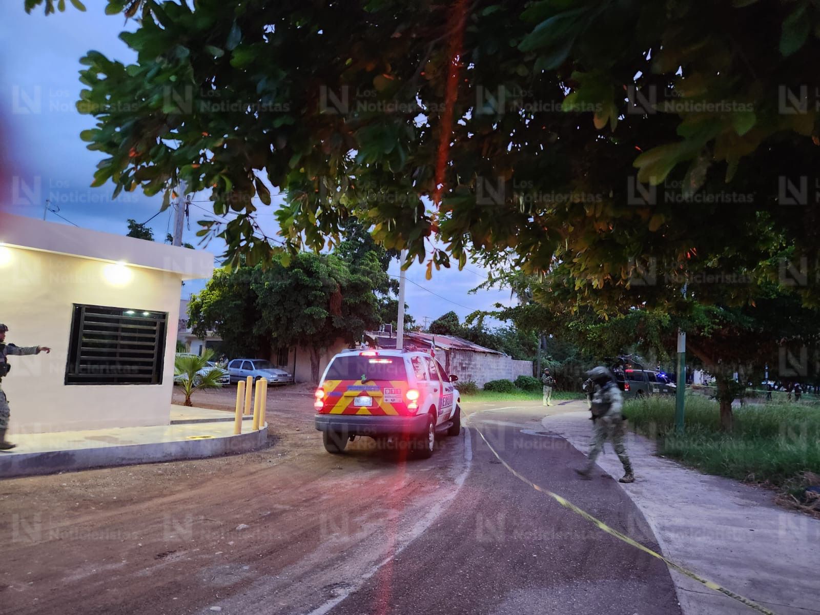 Militares en zona de ataque armado en la colonia Buenos Aires en Culiacán, Sinaloa