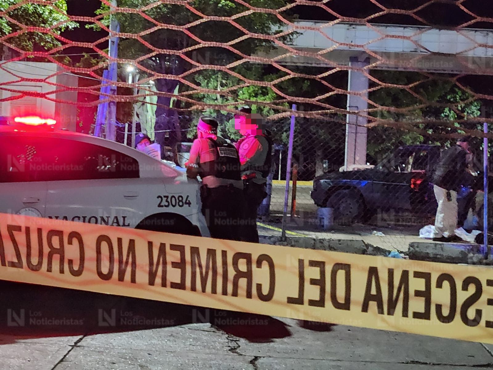 autoridades aseguraron el area de la llantera atacada en navolato