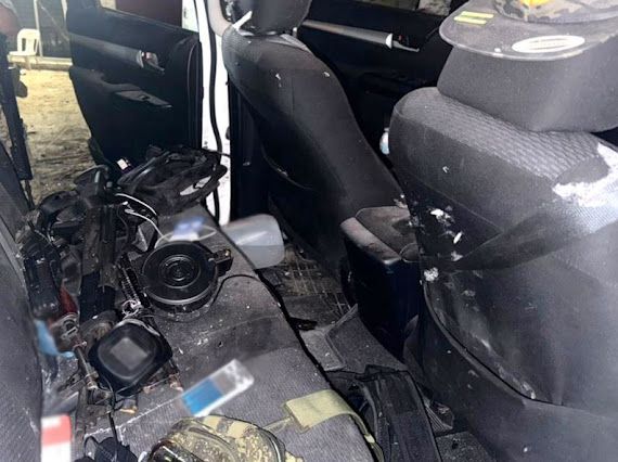Autos asegurados por las autoridades
