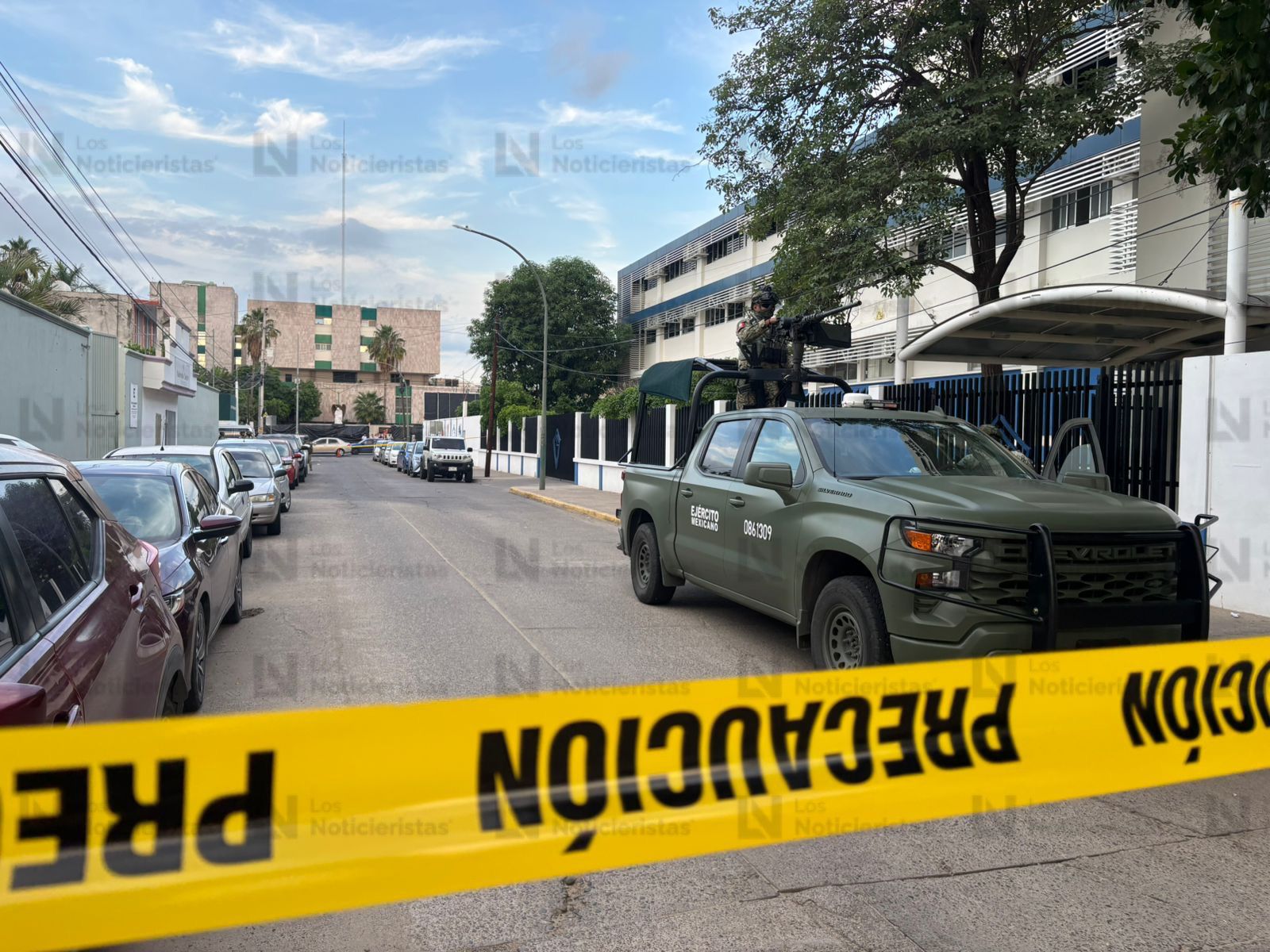 Militares en zona de balacera en Culiacán, Sinaloa
