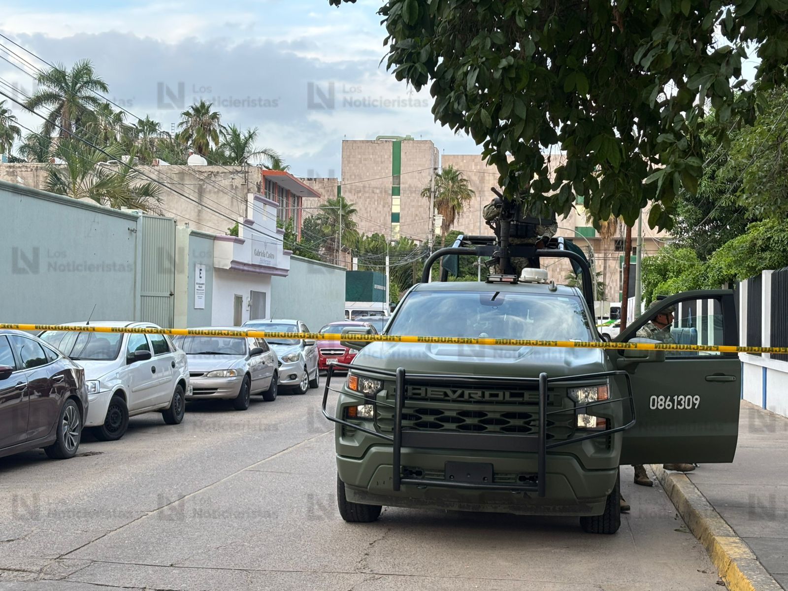 Militares en zona de balacera en Culiacán, Sinaloa