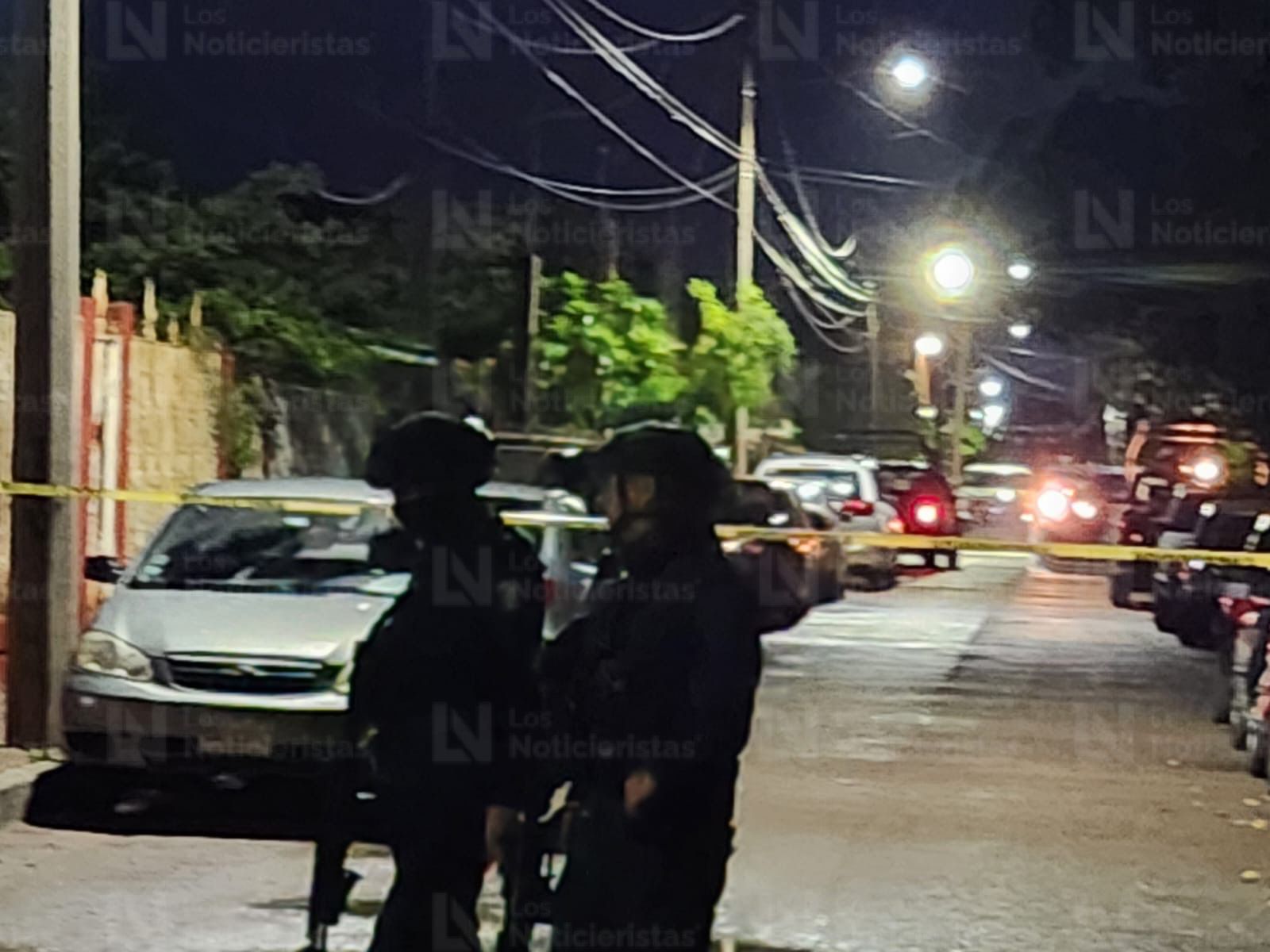 Grupo de Operaciones Especiales Sinaloa monta operativo por casa baleada en Bachigualato, en Culiacán