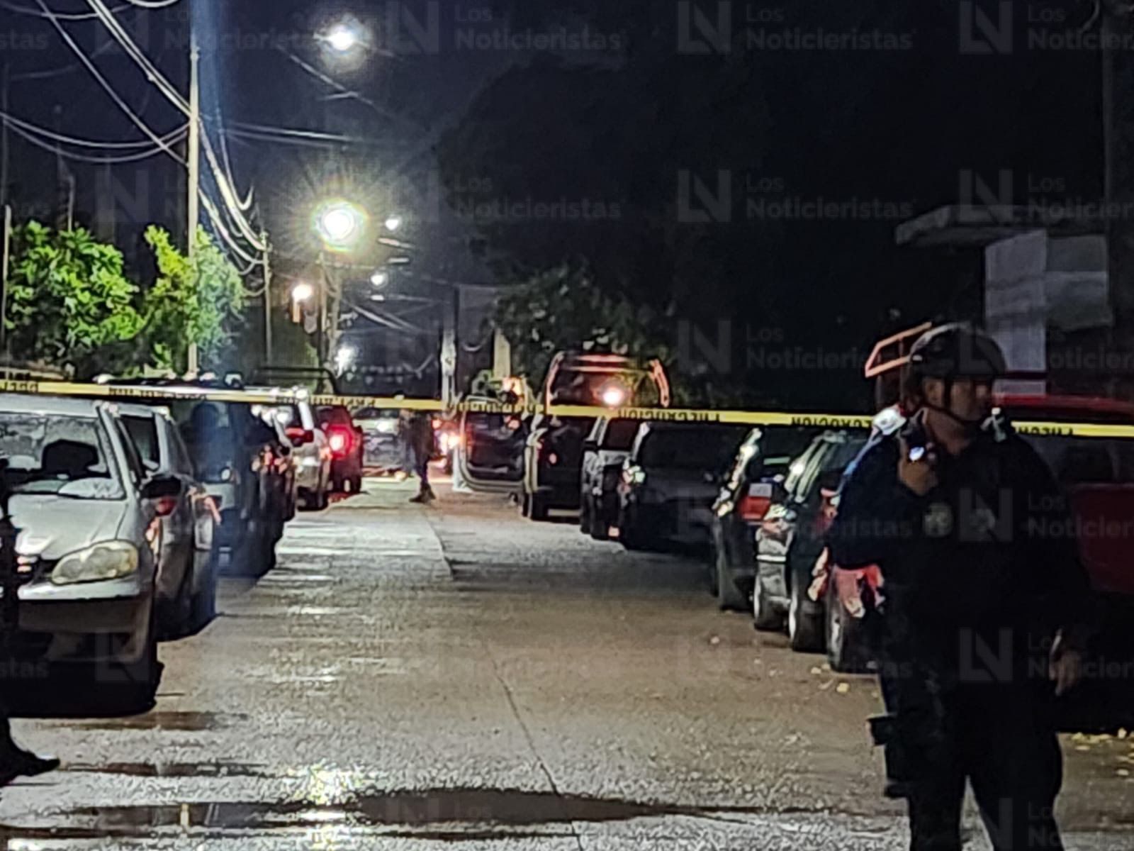 Grupo de Operaciones Especiales Sinaloa monta operativo por casa baleada en Bachigualato, en Culiacán