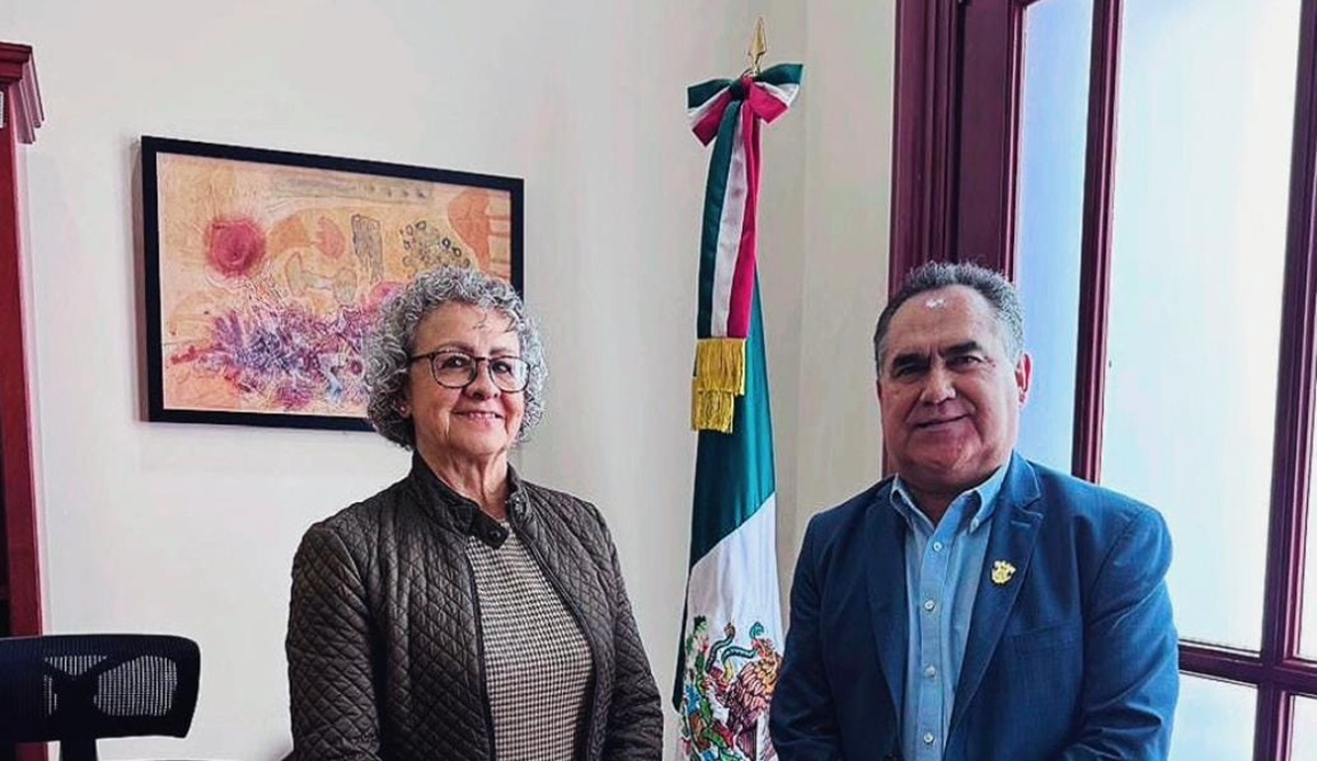 Bertha María Gómez Castro, subsecretario de la SHCP y Jesús Madueña Molina, rector de la UAS