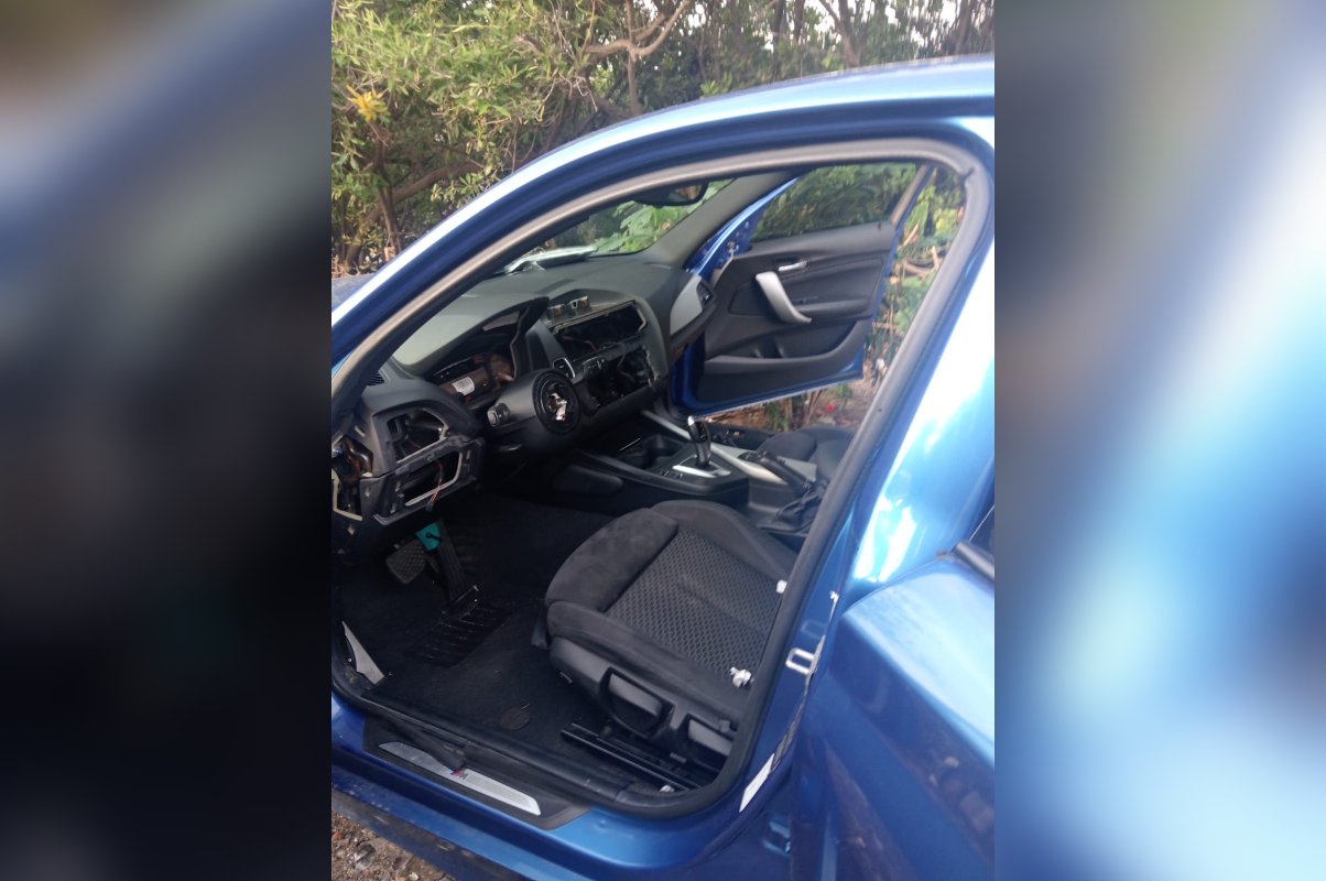 BMW con reporte de robo recuperado en Mazatlán