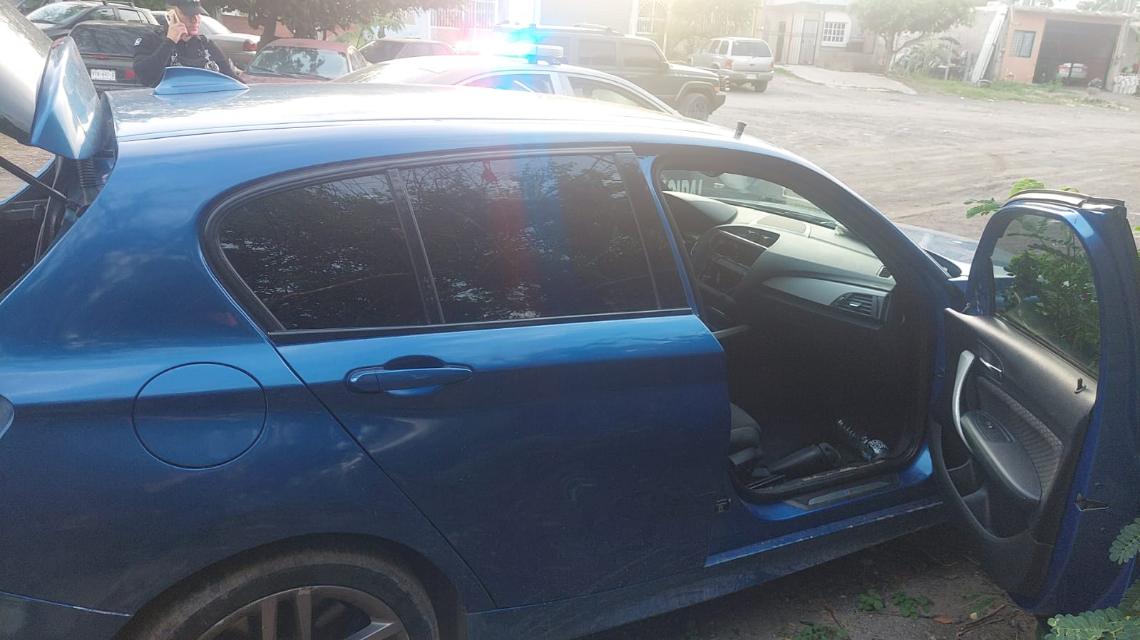 BMW con reporte de robo recuperado en Mazatlán