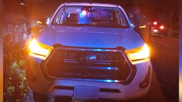 Elementos de seguridad recuperaron camioneta que había sido robada minutos antes de Culiacán