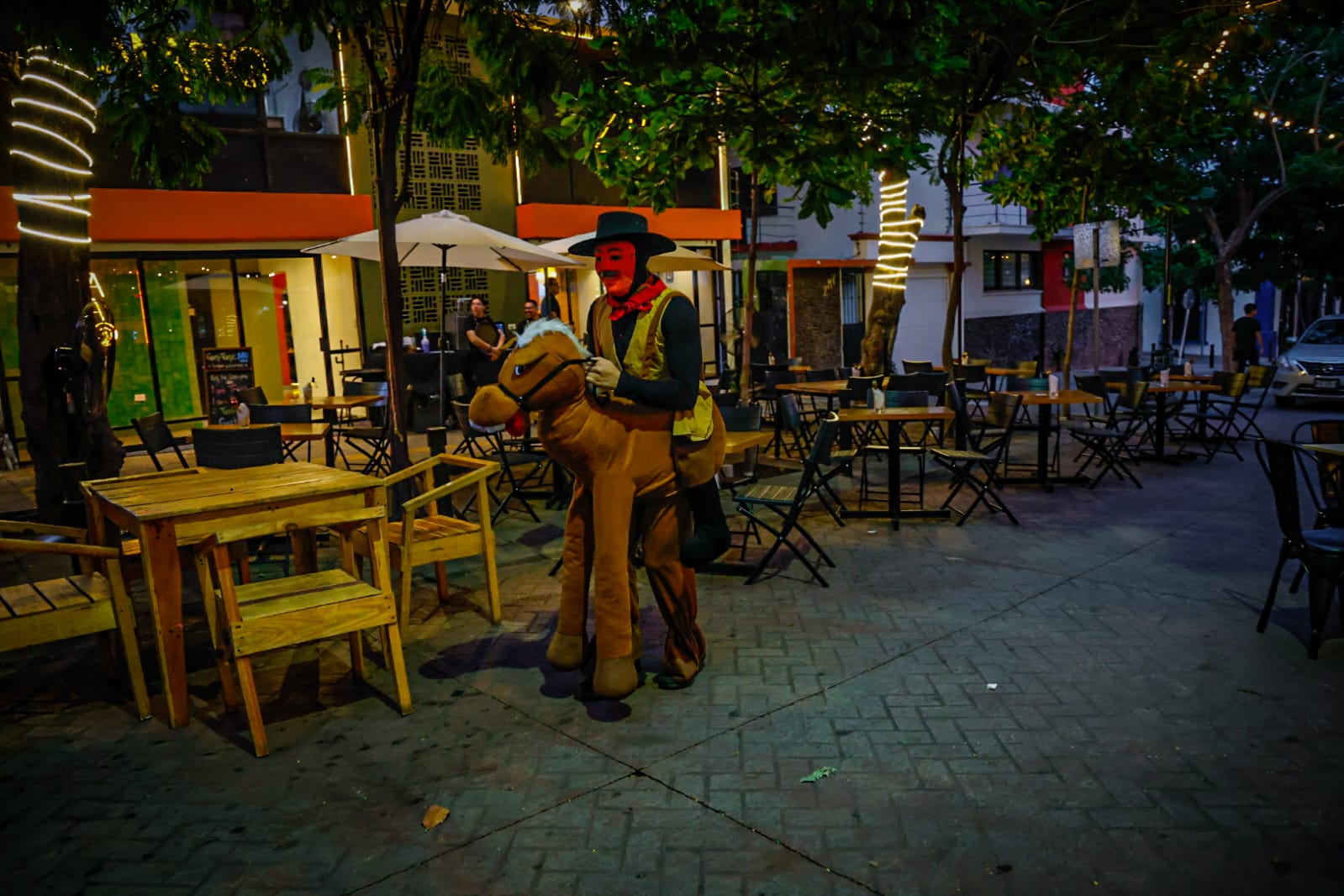 Paseo del Ángel, en Culiacán