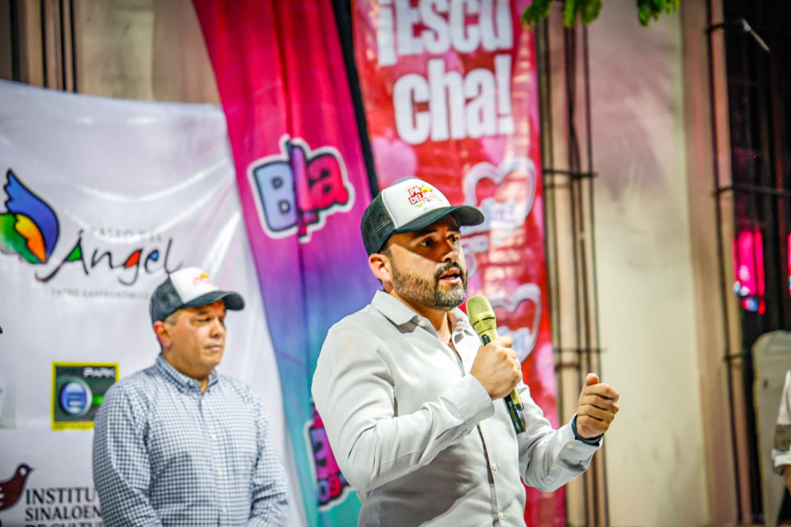 Campaña Pa' Delante Sinaloa en Paseo del Ángel, en Culiacán
