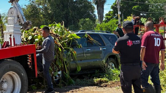 Hombre pierde la vida tras caer en canal Lateral 18 en la Pilarica Ahome, Sinaloa