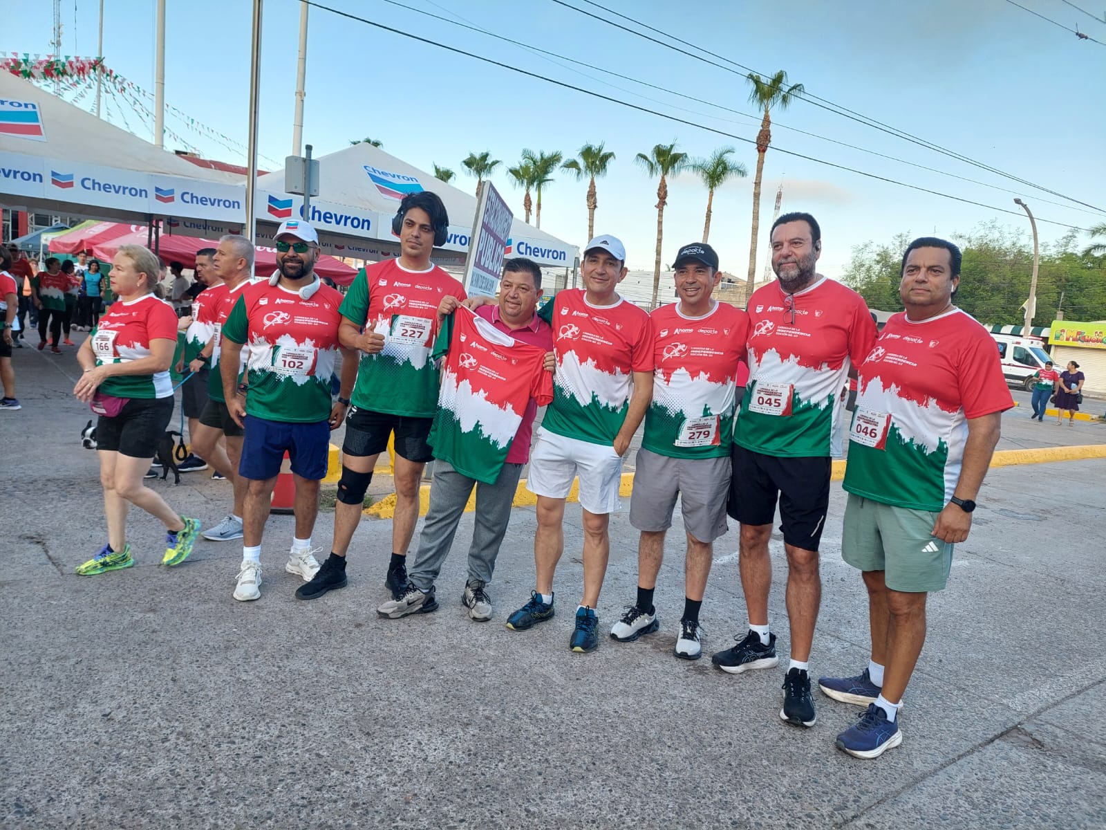 corredores de la carrera de la Independecia de Ahome, Sinaloa