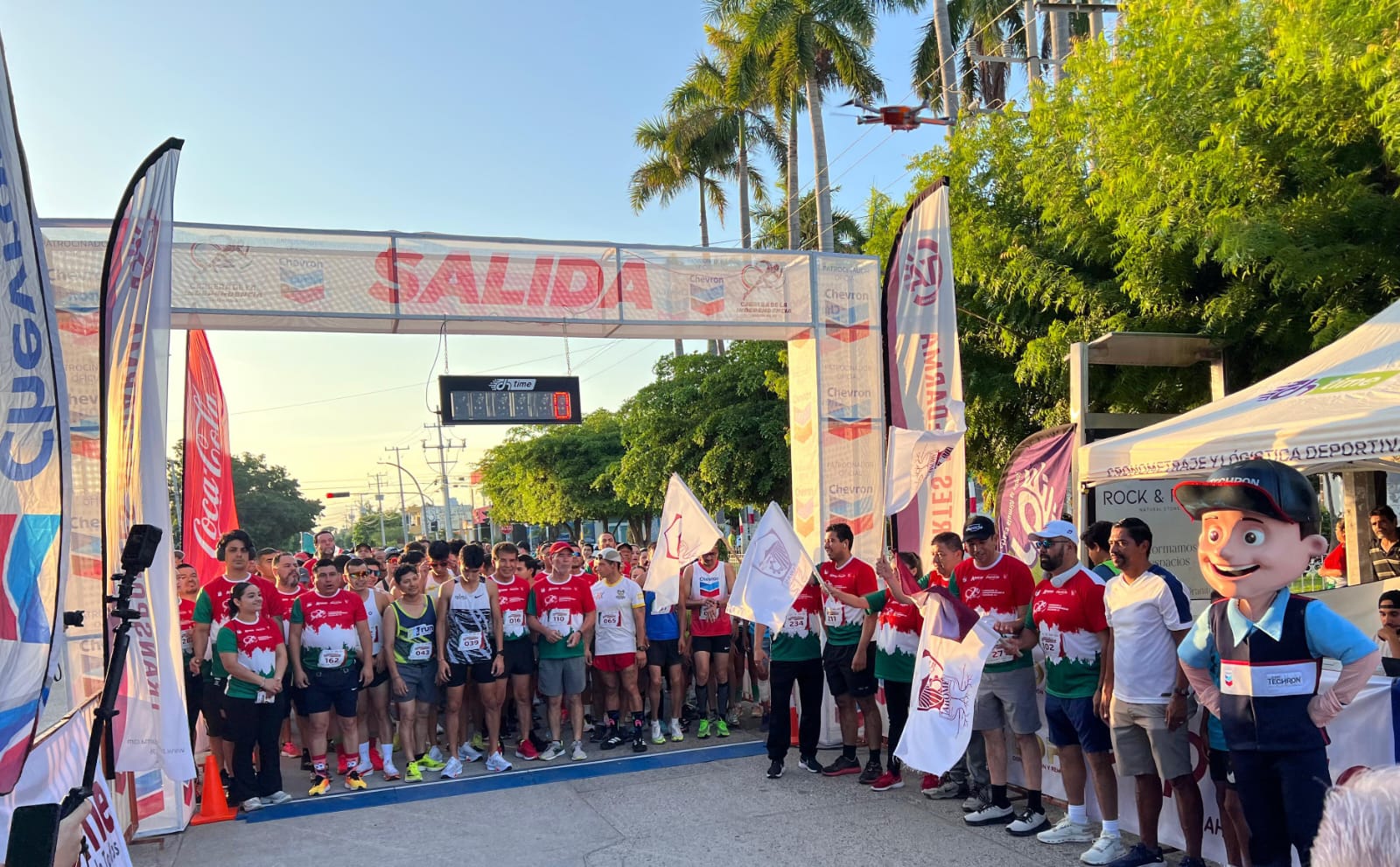 corredores de la carrera de la Independecia de Ahome, Sinaloa
