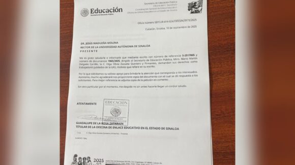 Gobierno federal llama a la UAS a no transgredir derechos laborales: Jubilados ante reingeniería