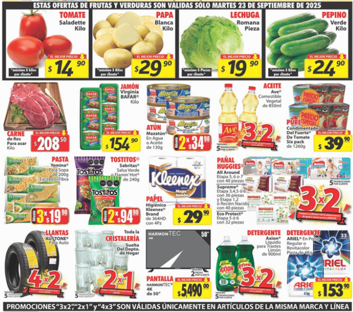 Ofertas de Casa Ley en Frutas, Verduras y Abarrotes