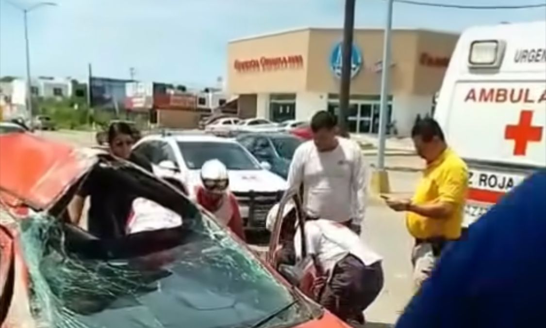 Choque en Mazatlán, Sinaloa