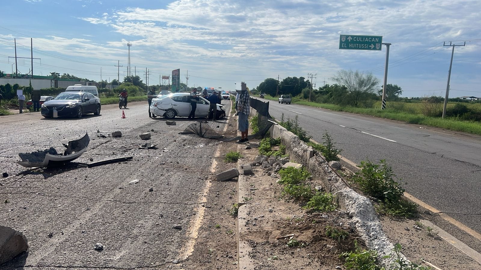 choque en carretera Guasave