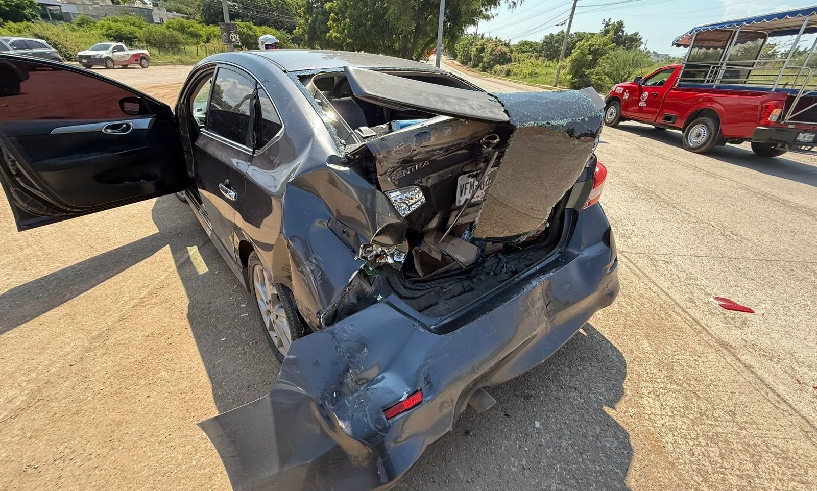 choque por alcance en mazatlan sinaloa