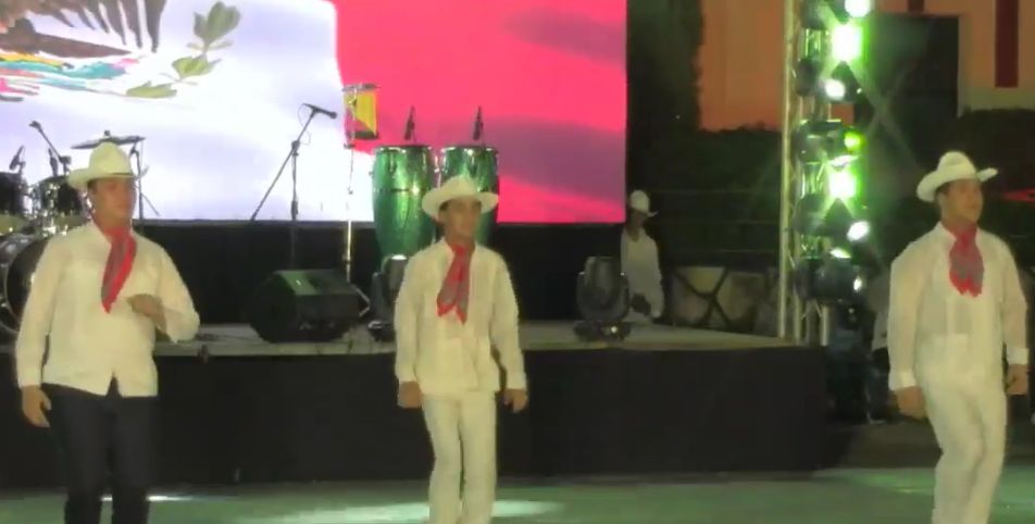 Celebración del Grito de Independencia en El Rosario, Sinaloa