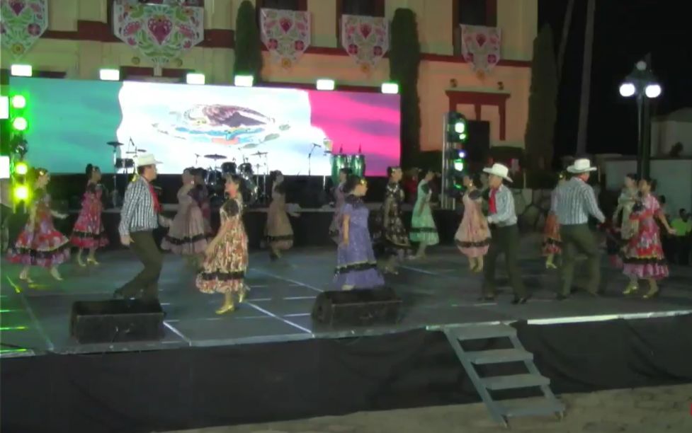 Celebración del Grito de Independencia en El Rosario, Sinaloa