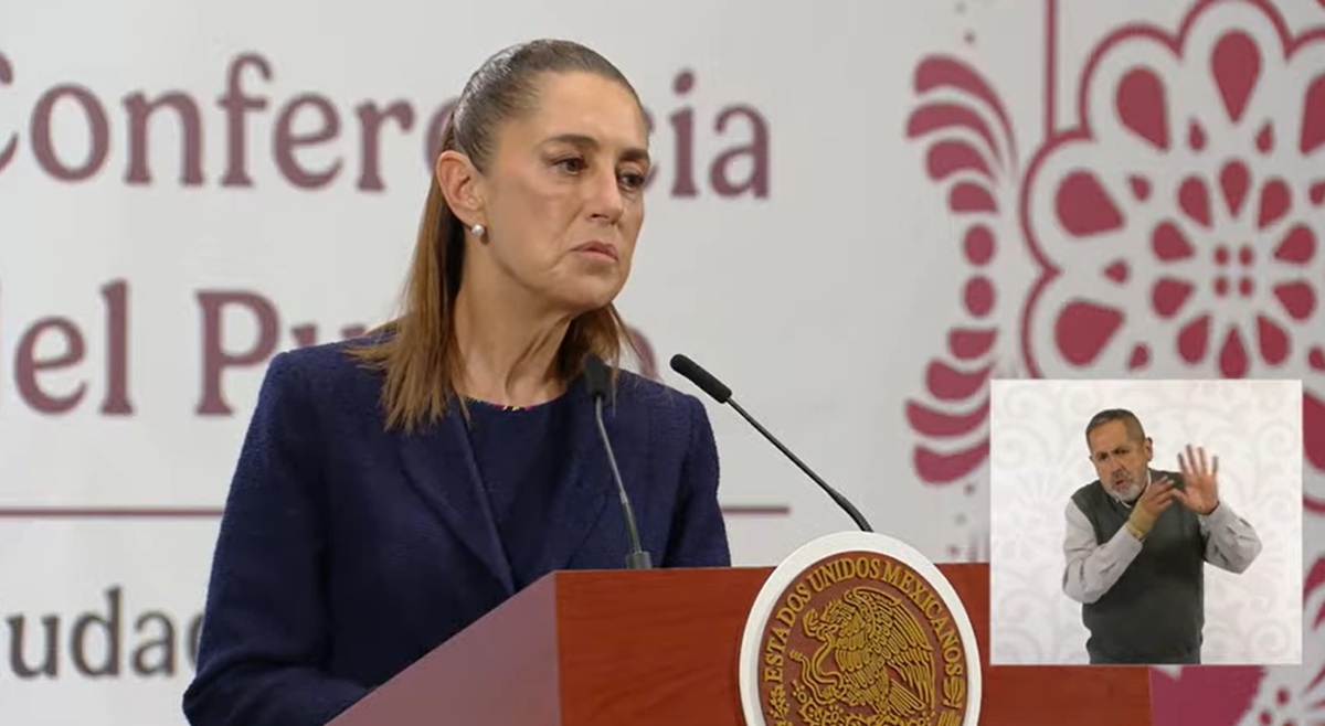 Claudia Sheinbaum en conferencia 'mañanera'