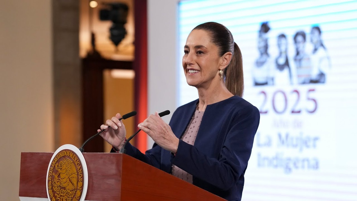 Claudia Sheinbaum en conferencia 'mañanera'