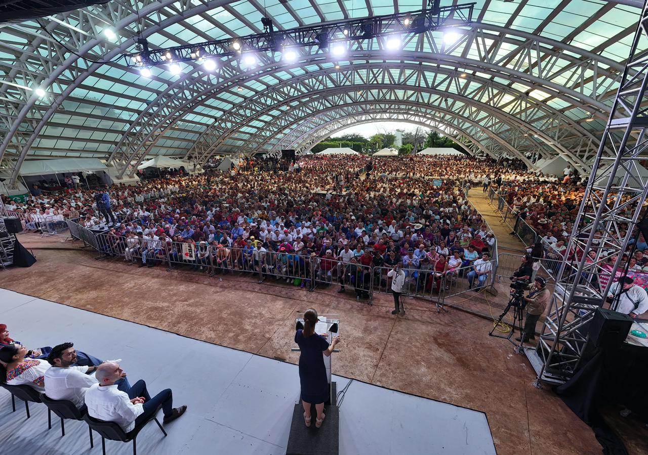 Claudia Sheinbaum de gira en Campeche