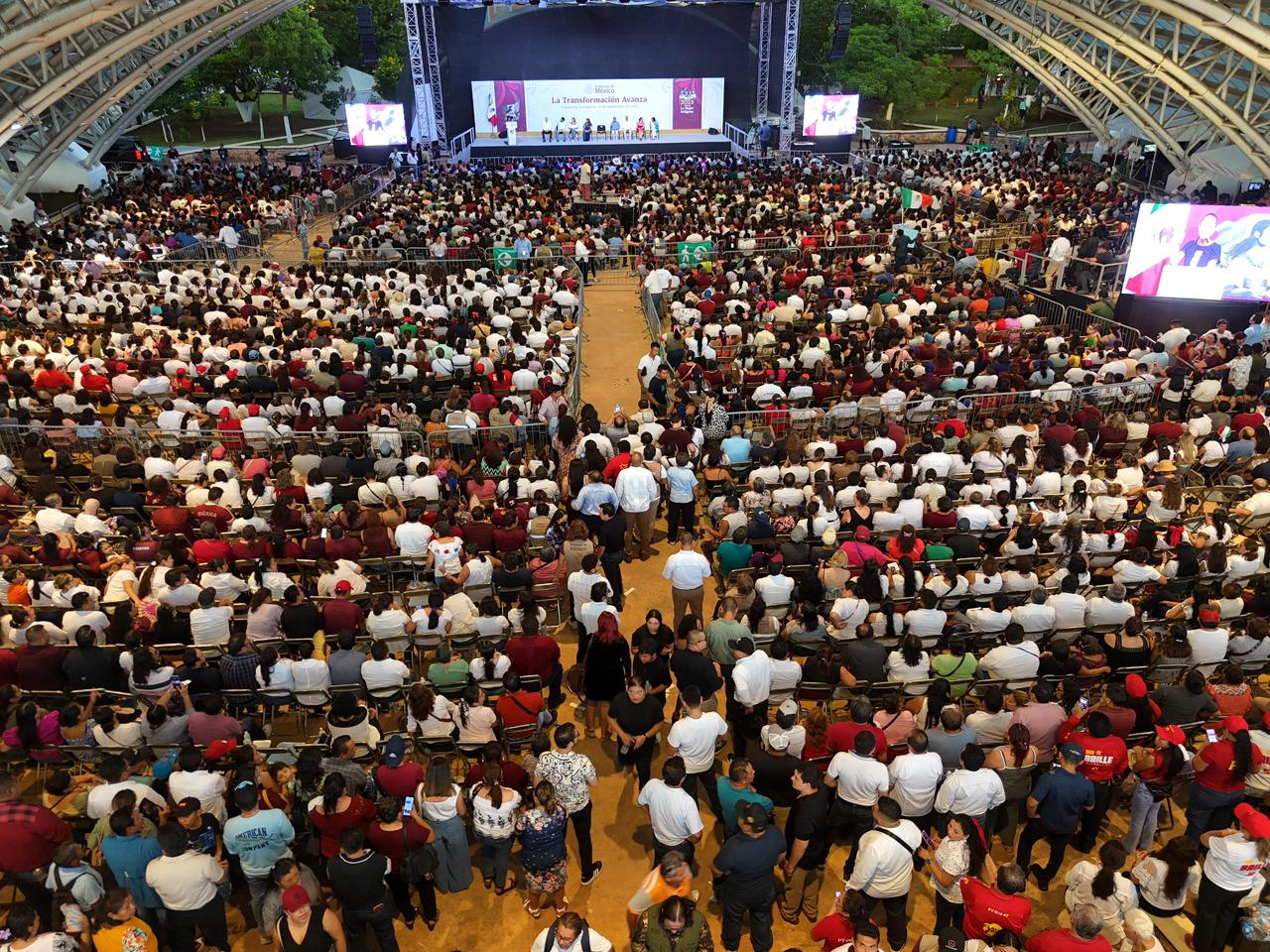 Claudia Sheinbaum de gira en Campeche