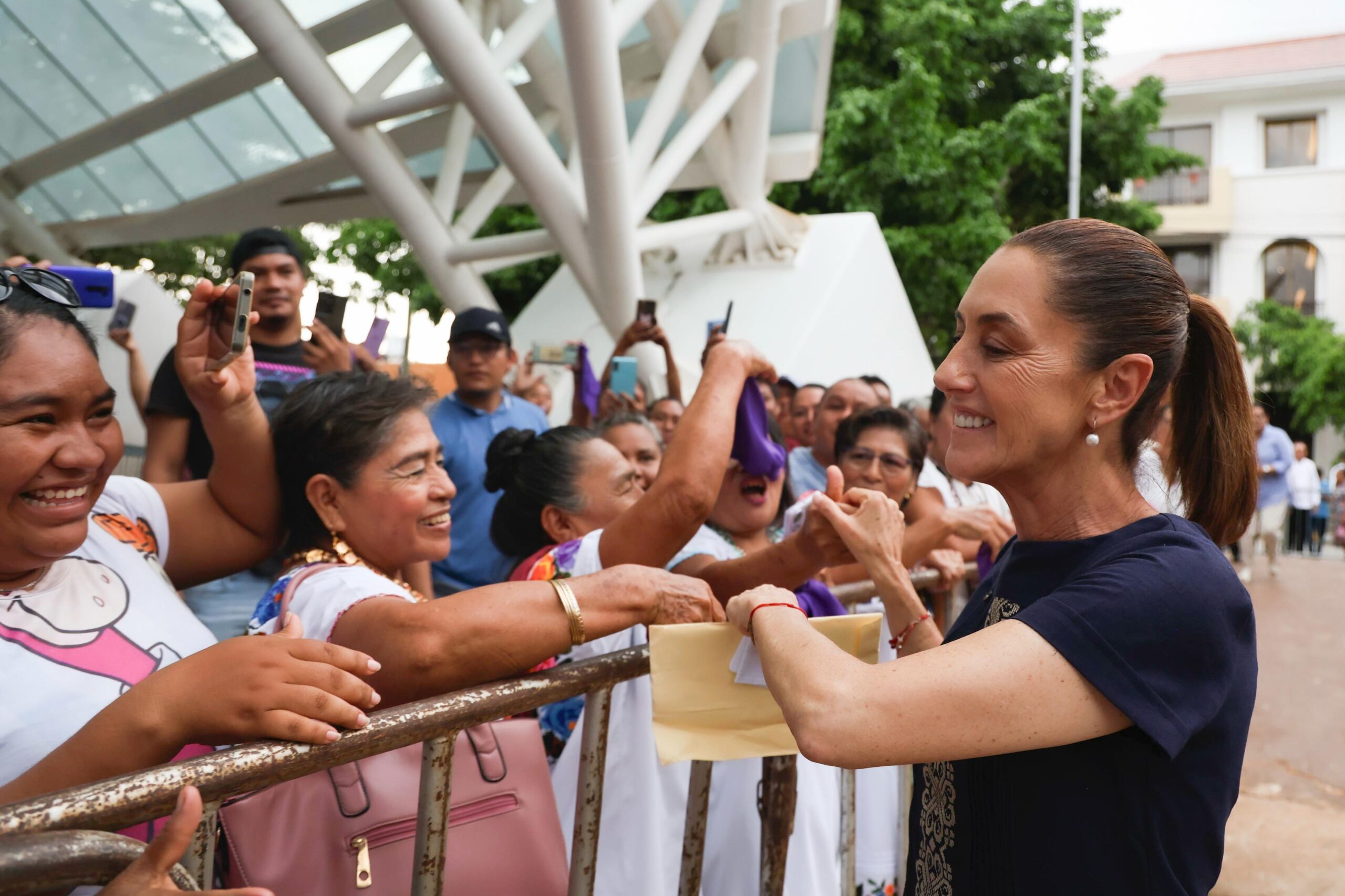 Claudia Sheinbaum de gira en Campeche