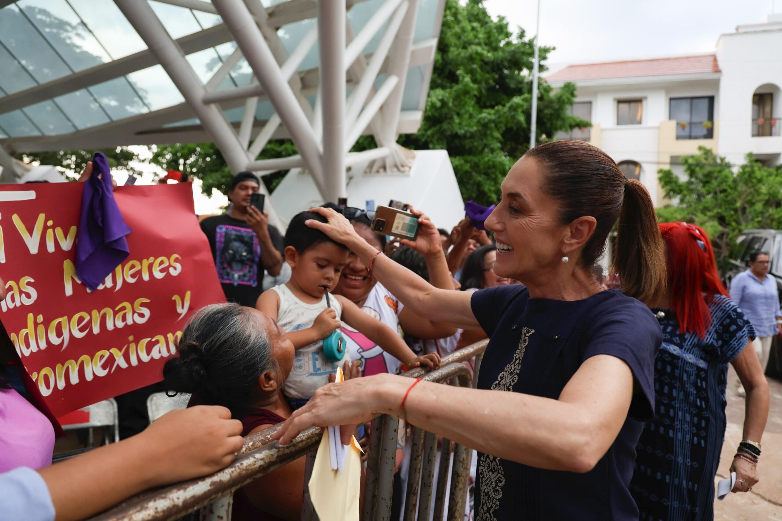 Claudia Sheinbaum de gira en Campeche