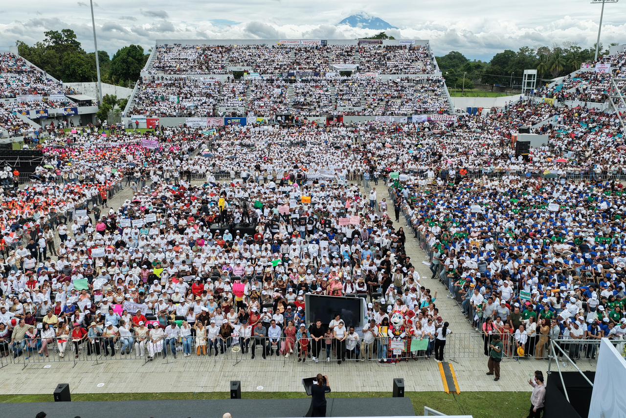 Claudia Sheinbaum de gira en Chiapas