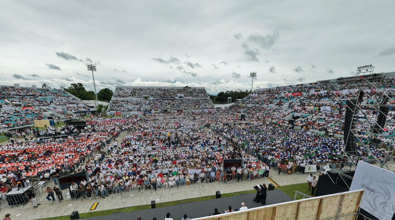 Claudia Sheinbaum de gira en Chiapas