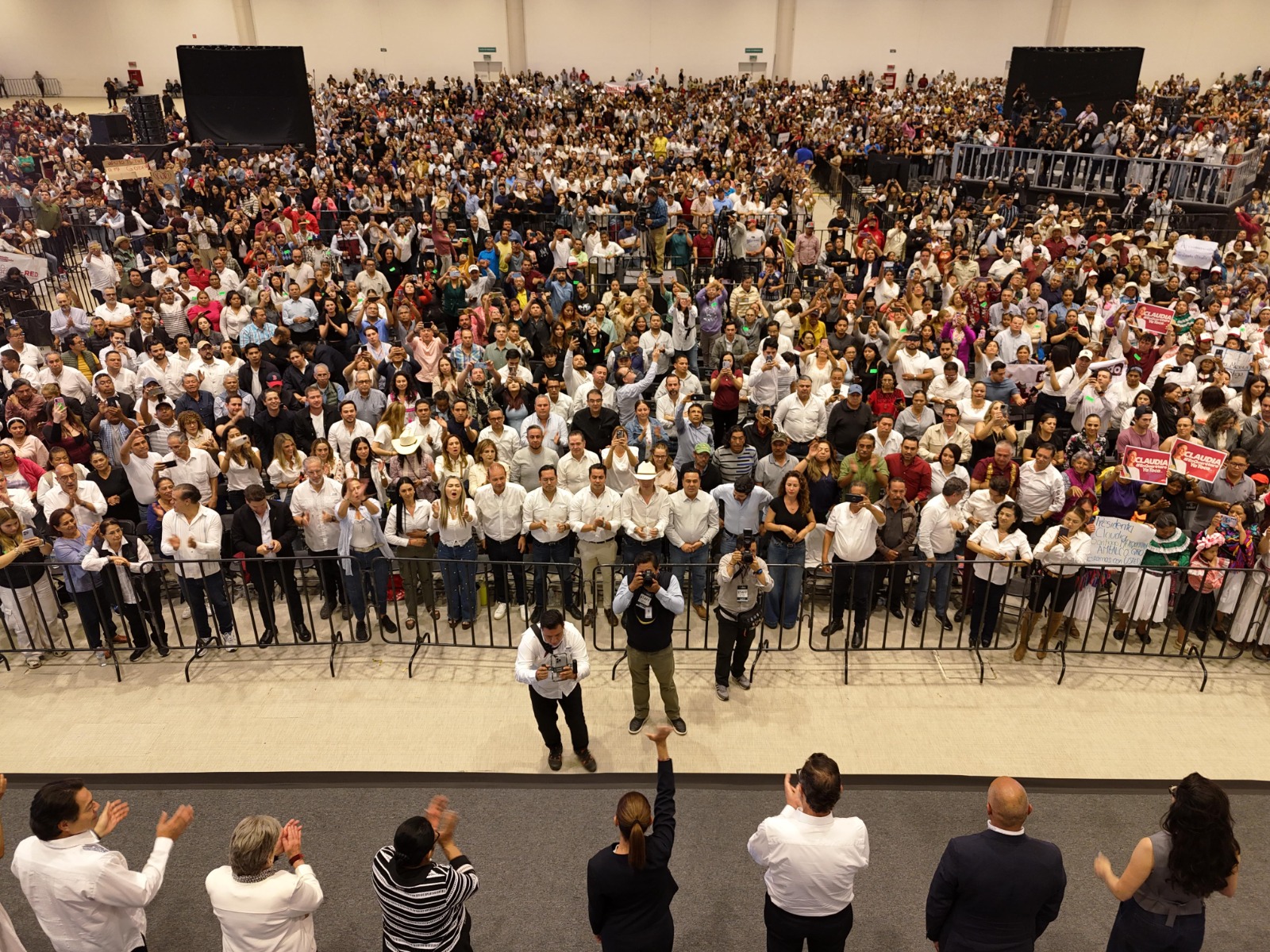 Claudia Sheinbaum sostiene evento masivo en Querétaro