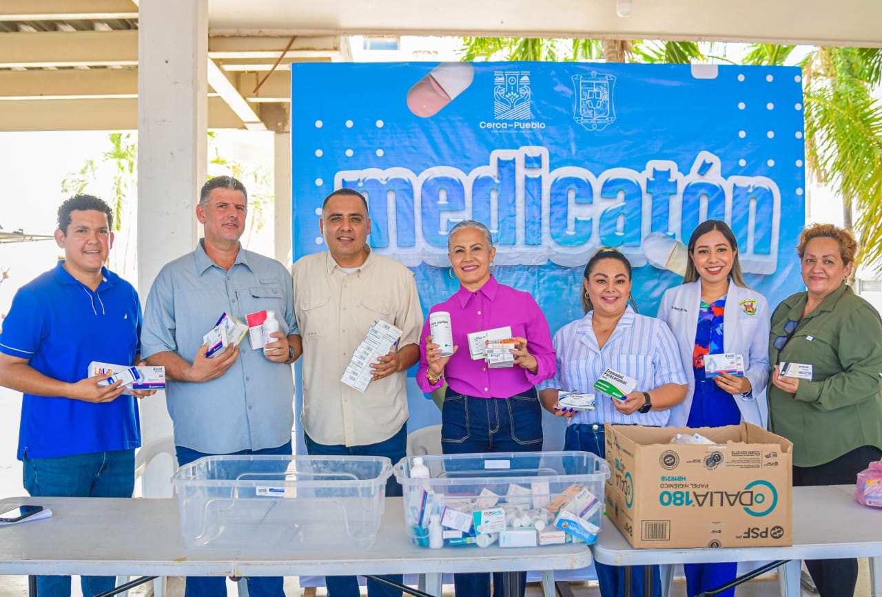 Colecta de medicamentos en Guamúchil, Sinaloa