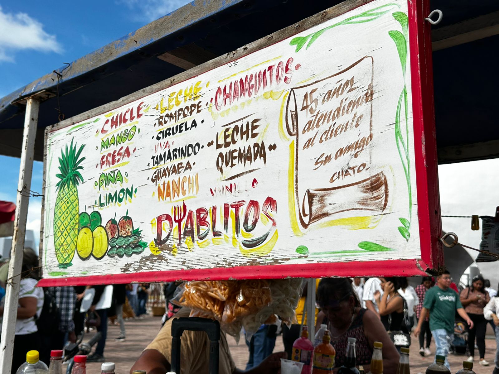 Raspados El Chato, en visita de Claudia Sheinbaum a Mazatlán