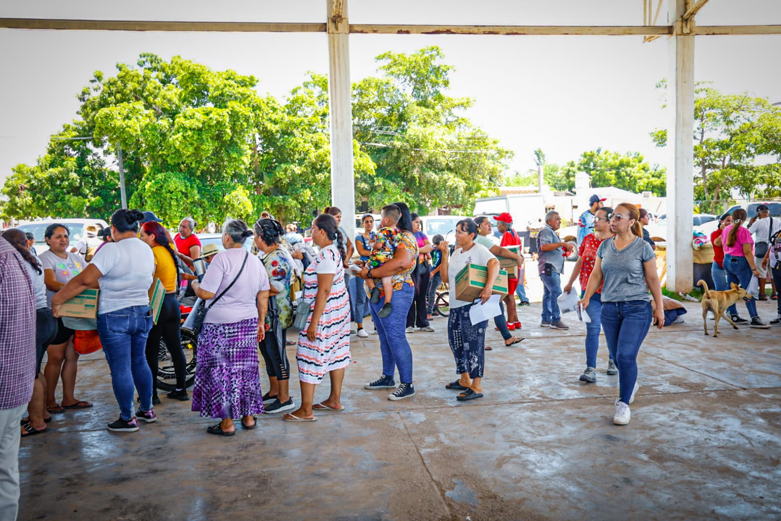 comerciantes reunidos en la comision intersecretarial en altata familia