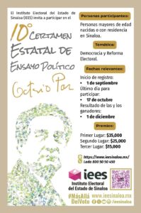 Concurso de Ensayo Octavio Paz del IEES