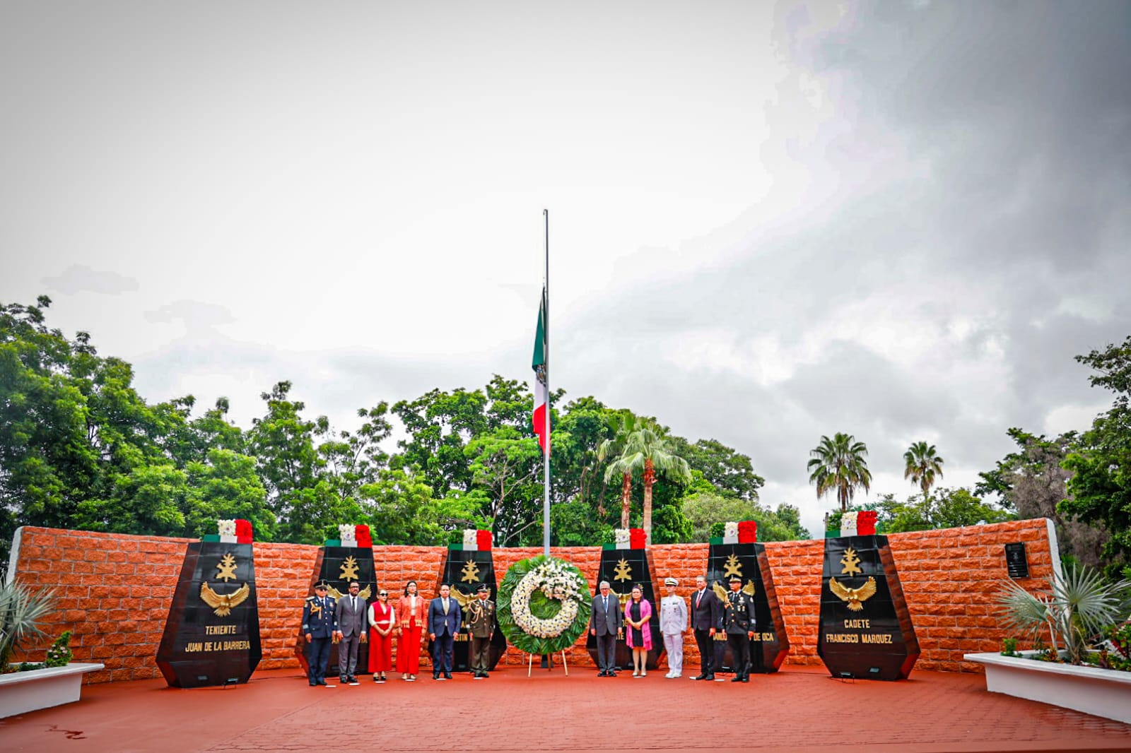 Autoridades civiles y militares encabezaron la conmemoración del 178 aniversario de la Gesta Heroica de los Niños Héroes de Chapultepec.
