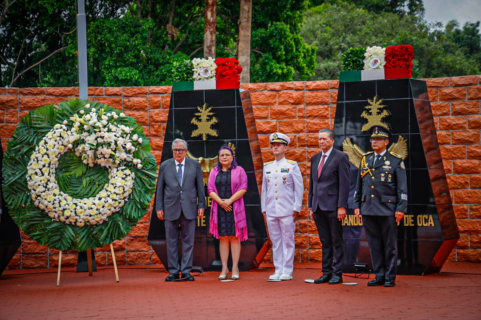 Autoridades civiles y militares encabezaron la conmemoración del 178 aniversario de la Gesta Heroica de los Niños Héroes de Chapultepec.