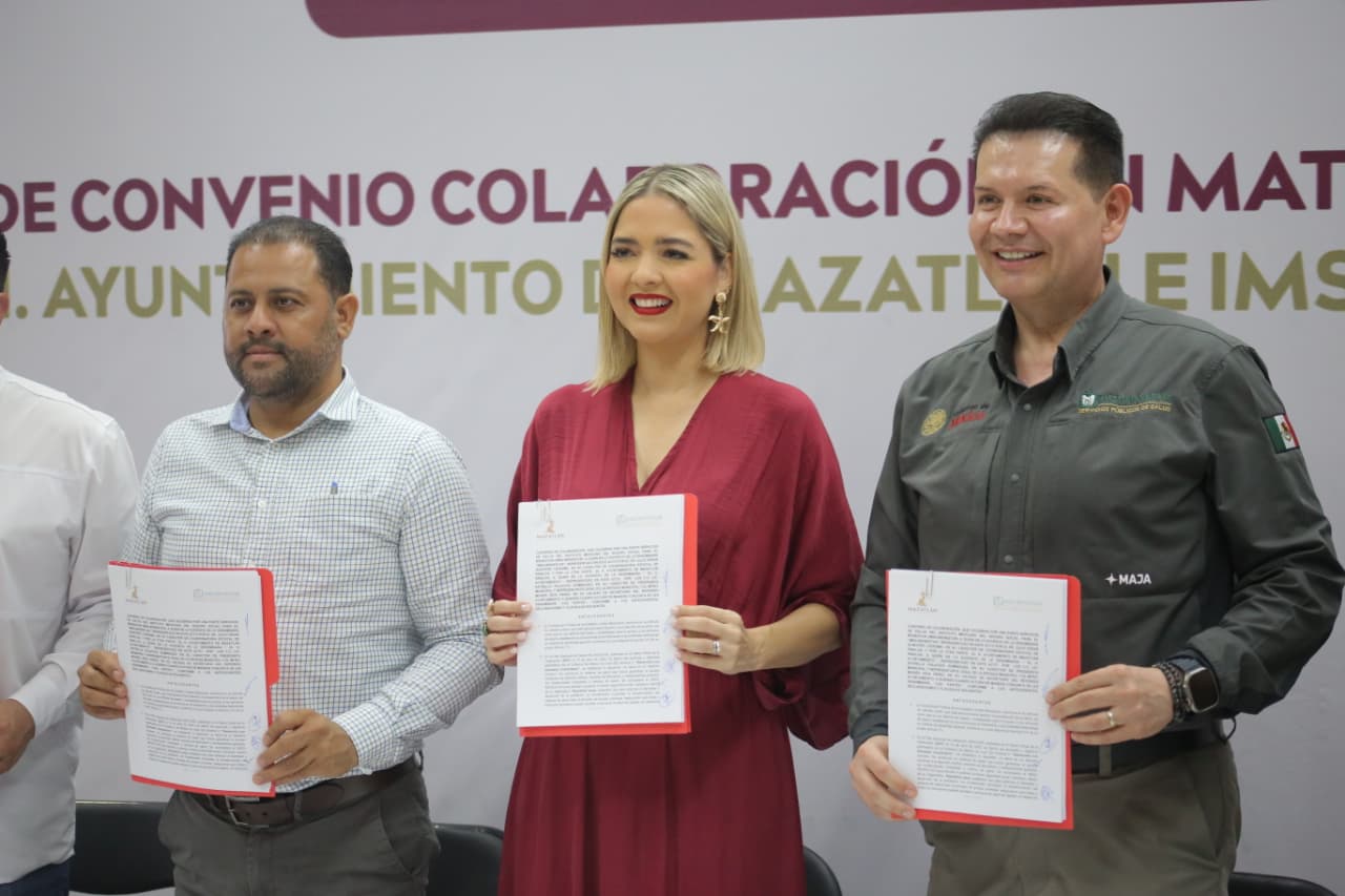 Convenian Gobierno de Mazatlán e IMSS-Bienestar