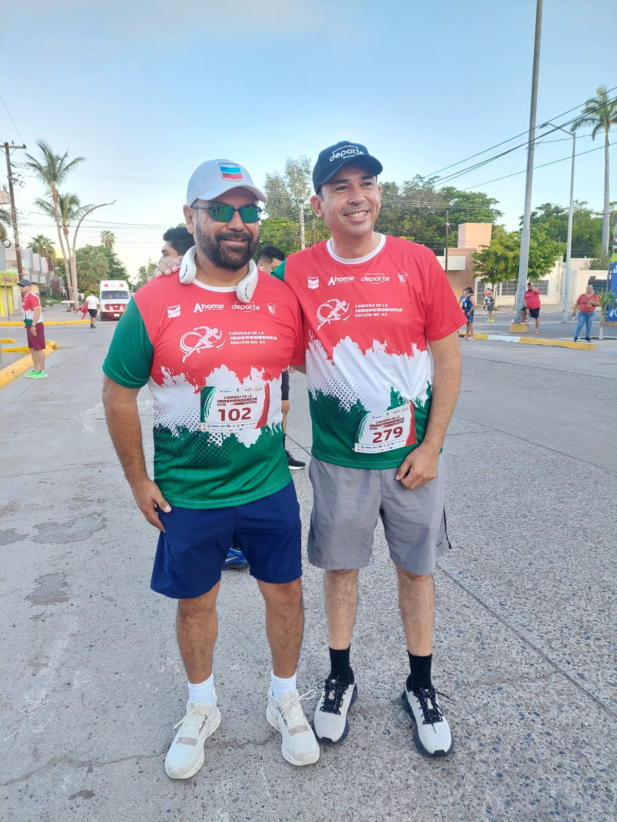 corredores de la carrera de la Independecia de Ahome, Sinaloa
