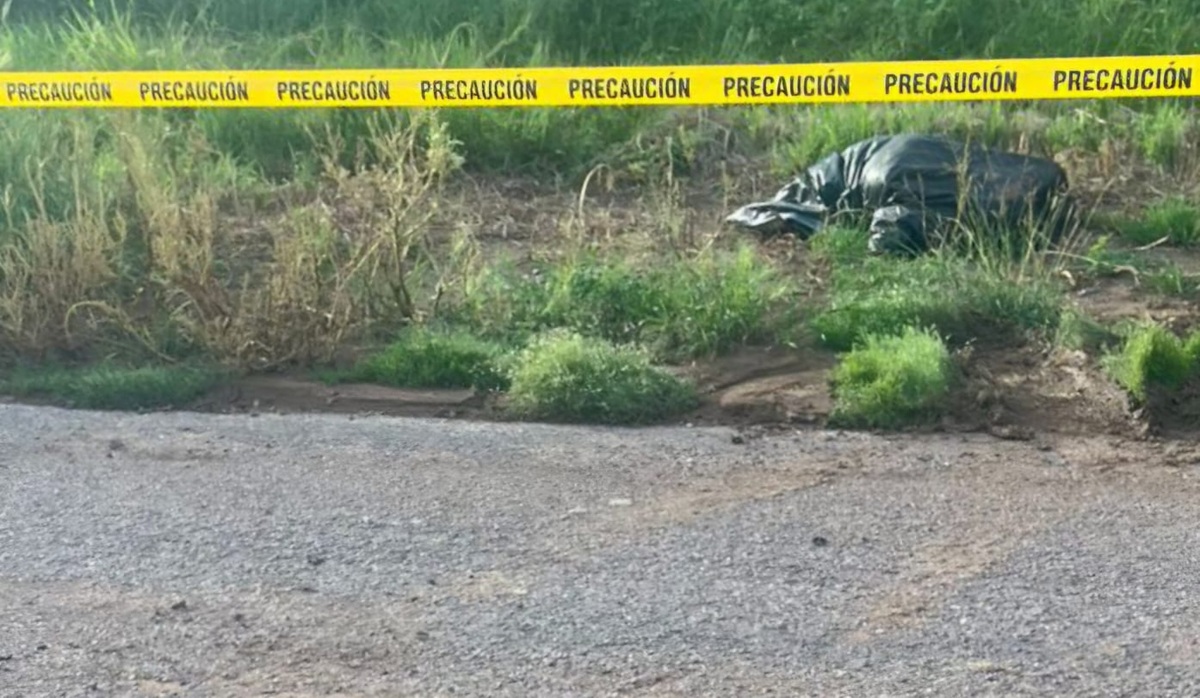 Cuerpo decapitado y mutilado en bolsas negras en Cosalá