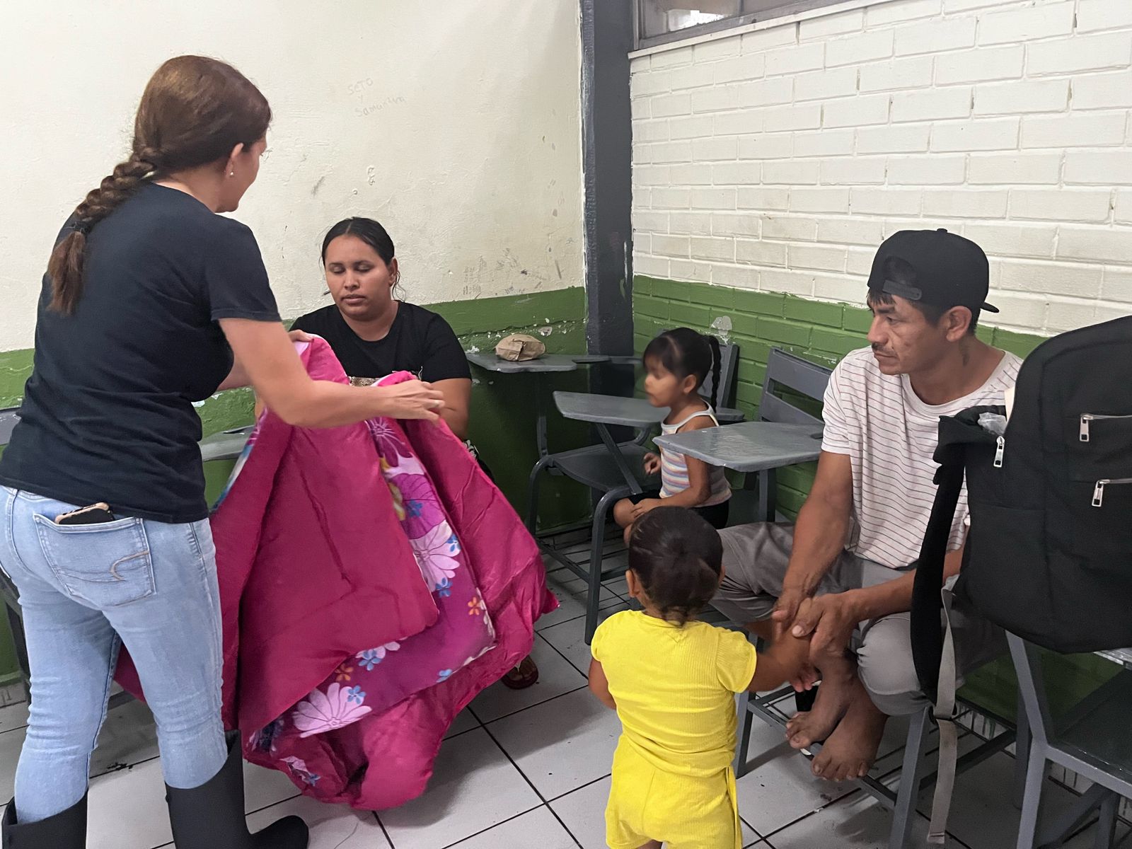 DIF Ahome activó el refugio temporal que se localiza en el Cobaes 02