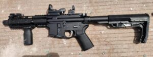 Arma asegurada en La Conquista, Culiacán